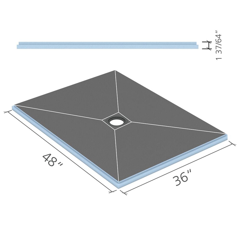 Sloped Bottom Drain Pan