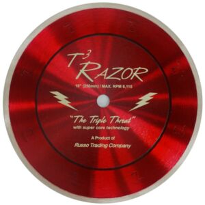 RTC T3 Razor 10" Diamond Blade (discontinued new design coming) 