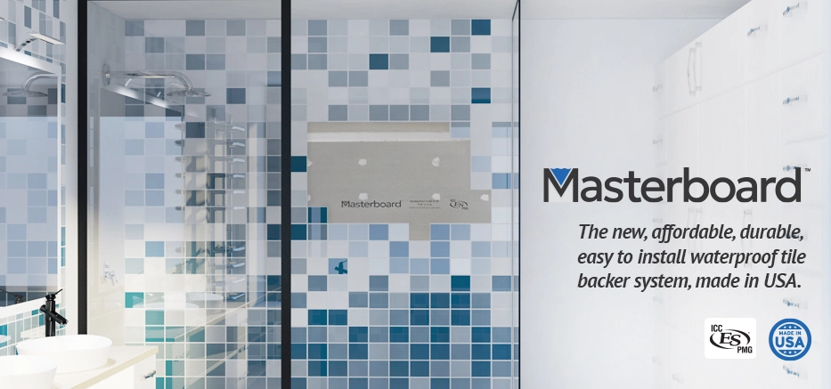 Masterboard Waterproof Tile Backer System